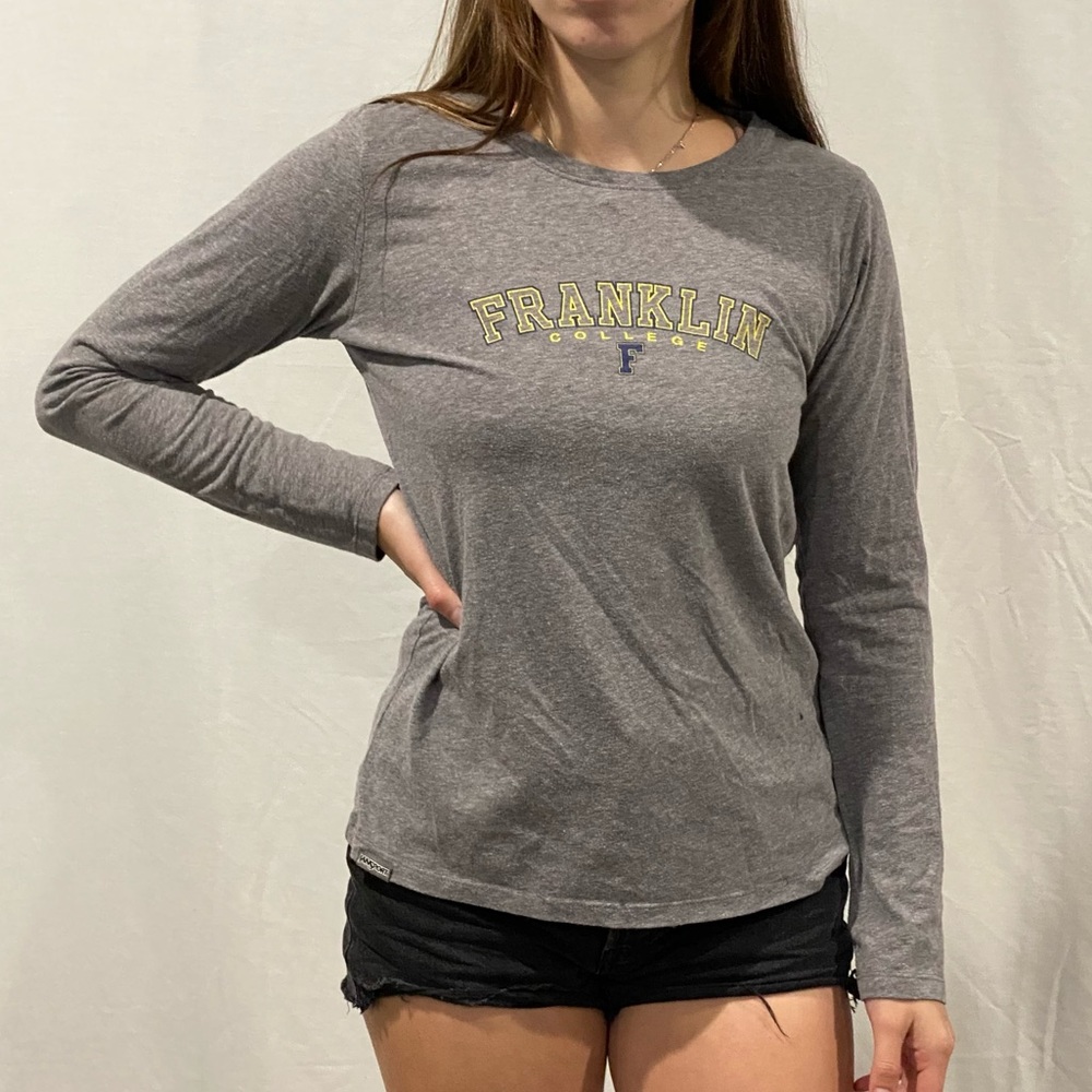 Women’s Franklin College long sleeve.
